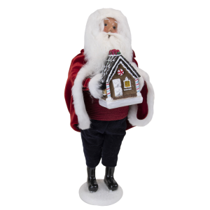 Image of Byers Choice - Santa with Gingerbread