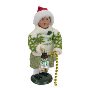 Image of Byers Choice - Girl Decorating Tree