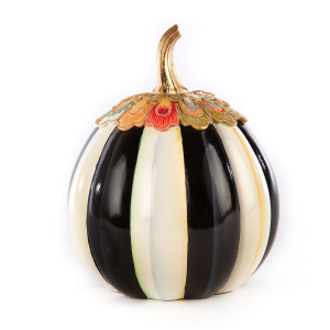 Image of MacKenzie-Childs - Aurora Stripe Pumpkin Small