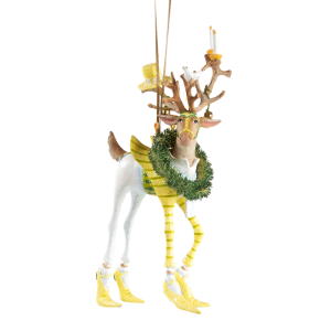 Image of MacKenzie-Childs Patience Brewster - Dash Away Prancer Ornament