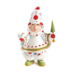 Image of MacKenzie-Childs Patience Brewster - Dash Away Blitzen's Elf Ornament
