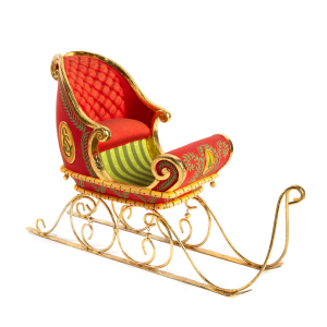 Image of MacKenzie-Childs Patience Brewster - Dash Away Sleigh Figure