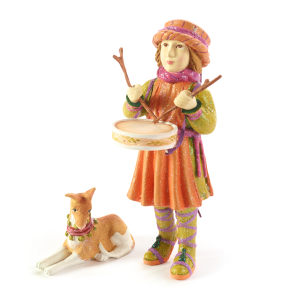 Image of MacKenzie-Childs Patience Brewster - Little Drummer Boy with Dog