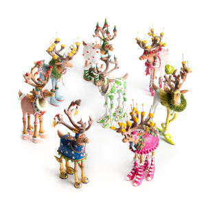 Image of Patience Brewster - Dash Away Reindeer Mini Ornaments Set