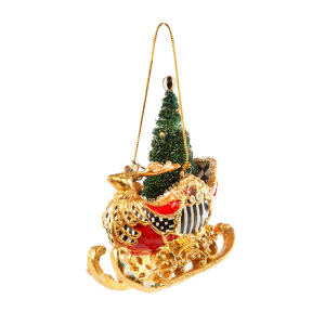 Image of MacKenzie-Childs - Aberdeen Sleigh Ornament