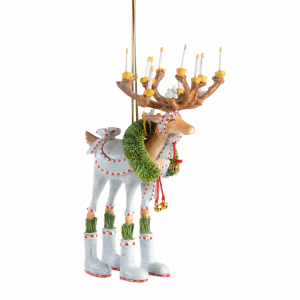 Image of MacKenzie-Childs Patience Brewster - Dash Away Dasher Ornament