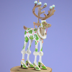 Image of MacKenzie-Childs Patience Brewster - Dash Away Mini Vixen Ornament