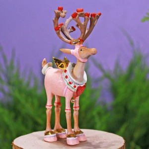 Image of MacKenzie-Childs Patience Brewster - Dash Away Mini Cupid Ornament