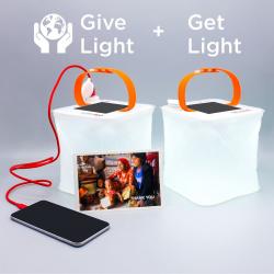 Give Light&comma; Get Light Phone Charger Package