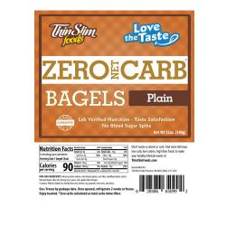 Love-The-Taste Low Carb Bagels Plain | ThinSlim Foods