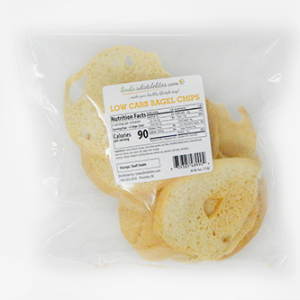 Lindas Diet Delites Low Carb Bagel Chips Plain