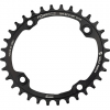 Wolf Tooth Elliptical 104 BCD Chainring - 104 BCD, 4-Bolt, Requires Shimano 12-Speed Hyperglide+ Chain