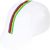 Pace Traditional Cycling Cap - White/World Champion Stripe, XL