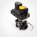 Banjo 1" Manifold Electric Ball Valve 3/4 Sec 3 Wire