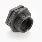 Banjo 2" Poly Bulkhead Tank Fitting, Viton Gasket