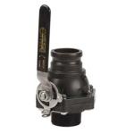 Banjo 3" Male Adapter x 3" MPT Full Port "Stubby" Ball Valve w/...