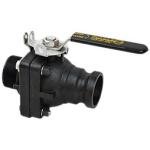 Banjo 2" Male Adapter x 2" MPT Standard Port "Stubby" Ball Valve...