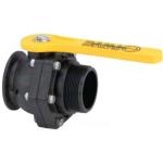 Banjo 3" Flange x 3" Male NPT Short Handle Manifold Stubby Valve...