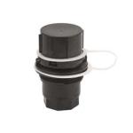 Banjo Male Dry Poppet Adapter, w/ 2" Male Threaded Body, 1" Female...