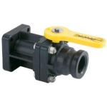 Banjo 2" Male QDC x Four Bolt Tank Adapter w/Cap & Lanyard (VSFTF202A)