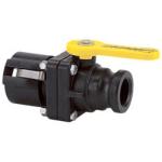 Banjo 2" Male QDC x 2" Female QDC IBC Poly Bolted Stubby Ball...