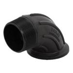 Banjo 3" Flange x Male NPT Thread Sweep (M300MPTSWP90)