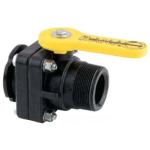 Banjo 2" Flange x 2" Male NPT Standard Port Manifold Stubby Valve...