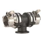 Banjo 1" Flanged Boom Pipe Adapter Tee (M100PAT)