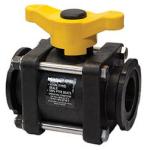 Banjo 1" Full Port Tee Handle Valve With C-Flng (MVT100CF)