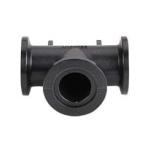 Banjo 2" Standard Port Flange x 1" Flange Tee with Bracket...