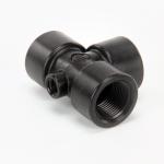 Banjo 1" Poly Tee w/ 1/4" Female Thread Gauge Tee (TEG100)