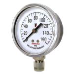 Valley Industries 2 1/2" Stainless Steel Anhydrous Ammonia Gauge;...