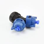 TeeJet Turbo TeeJet Duo: Dual Polymer Flat Fan Spray Tip: Blue