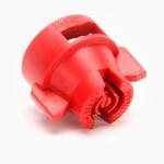 Teejet XRC 110 Deg. Extended Range Poly Flat Spray Tip & Cap; Red