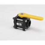 TerreMax Ball Valve1 1/4" Full Port 4 Bolt W/ Yellow Handle (V125FPY)