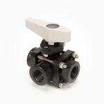 Teejet 3/4" 300PSI Nylon 3-Way Manual Bypass Valve