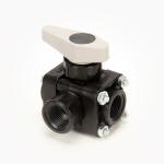 Teejet 1/2" 150PSI 3-Way Manual Bypass Valve