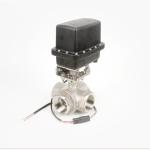 KZ Valve 2" SS 3.0 Sec 3-Way ON/OFF Std Port Ball Valve