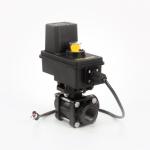 TeeJet 344 Series Electric Shutoff 3-Way Valve, 3/4" Thread, EC Motor