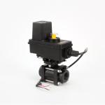 TeeJet 344 Series Electric Shutoff 2-Way Valve, 3/4" Thread, EC Motor