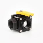 Banjo 2" 3-way Side Load Poly Valve(w/straight handle)