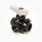 Teejet 1" 300PSI Nylon 3-Way Manual Bypass Valve