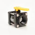 Banjo 1 1/4" 4 Bolt Poly Ball Valves; Standard Port