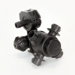 Teejet 4-Outlet 1/2" Single Nozzle Body for Dry Booms