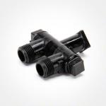 Teejet 1/4" FNPT Nylon Double Swivel Nozzle Body