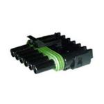 Weather Pack 6-Way Flat Male Connector Housing