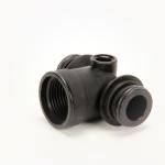 Wilger ORS Male x ORS Male x 1" FNPT Tee Fitting