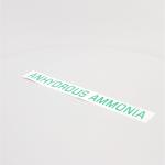 2" Green Anhydrous Ammonia Decal