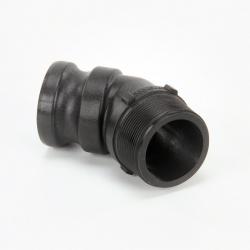 Banjo 2" Male Adapter X 2" Male Thread 45 Degree Poly Cam Lever...