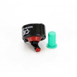 Hypro 3D Inclined All-Purpose Spray Nozzle - Dark Red